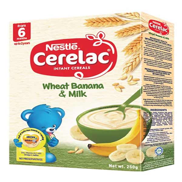 CERELAC WHEAT BANANA & MILK - 250G