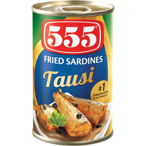 555 Fried Sardines Tausi 155G