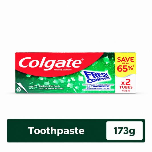 Colgate Fresh Confidence Cool Menthol Fresh Save 65% 173G