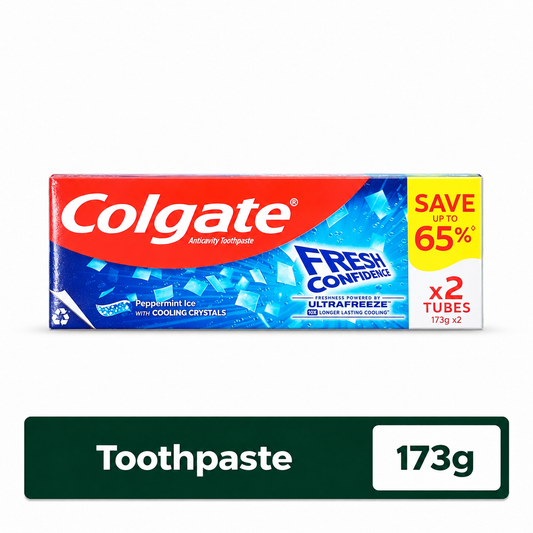 Colgate Fresh Confidence Peppermint Ice Save 65% 173G