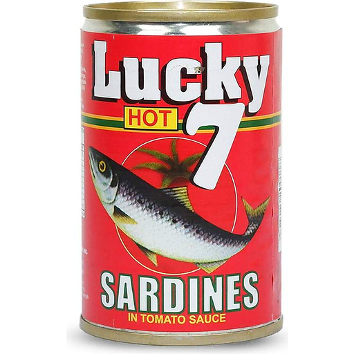 Lucky 7 Sardines Red 155G