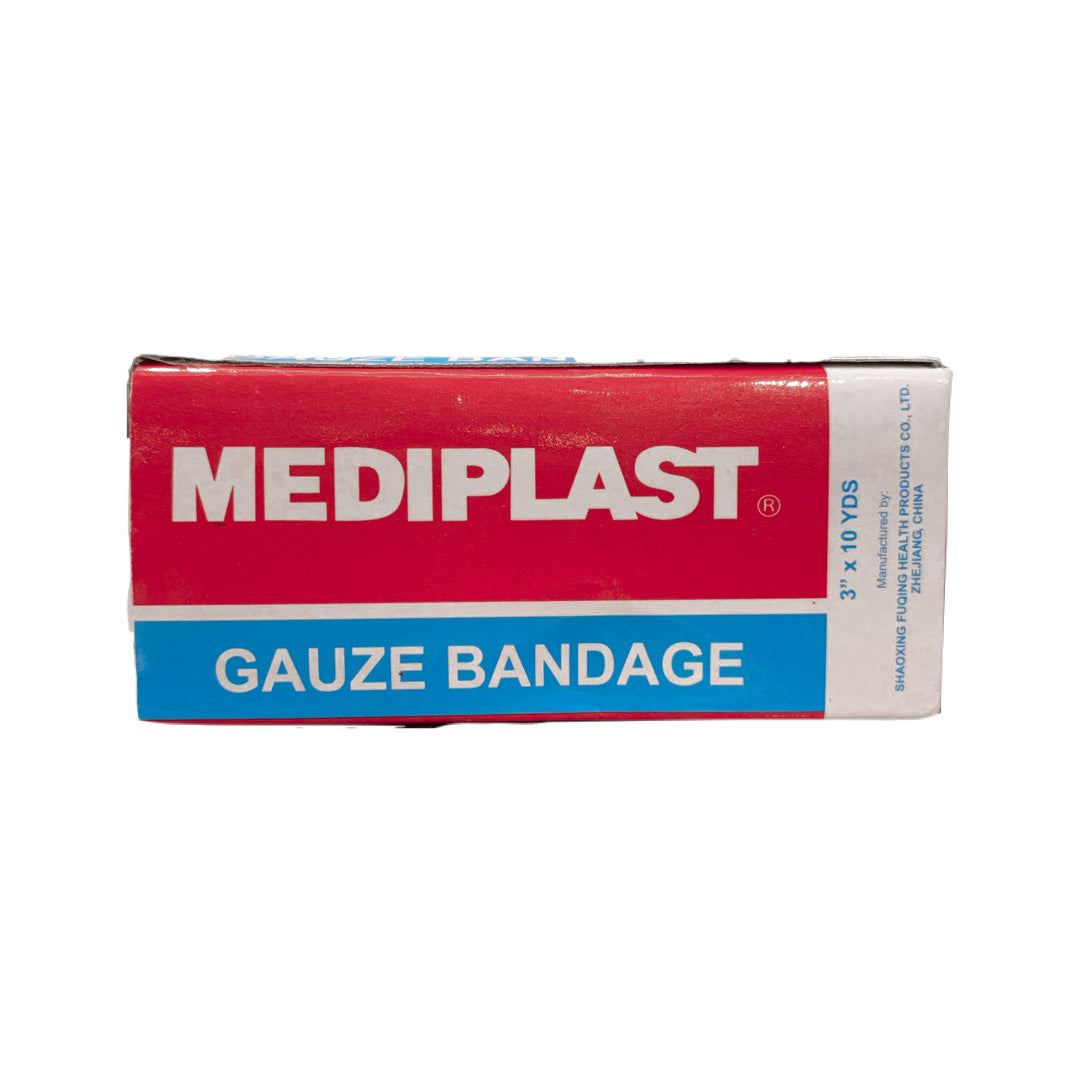 MEDIPLAST GAUZE BANDAGE - 3X10 YDS