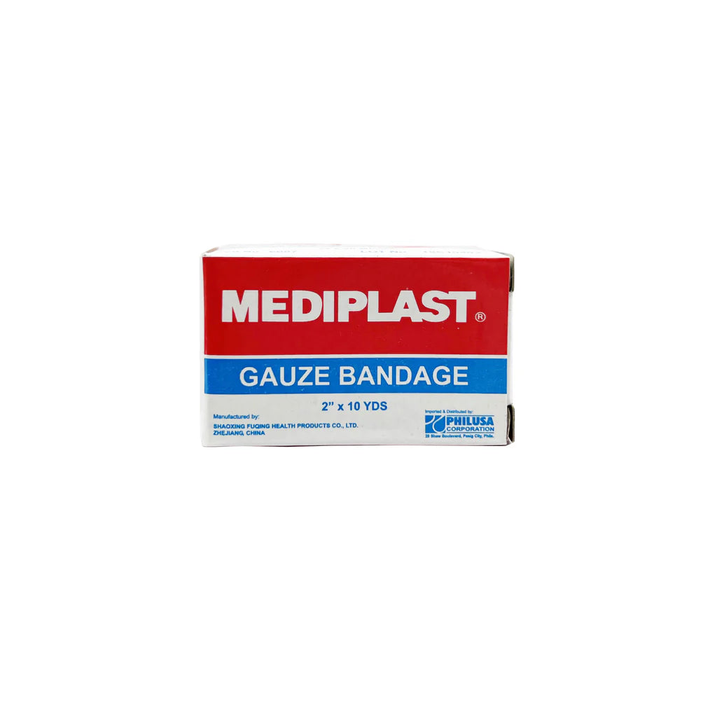 MEDIPLAST GAUZE BANDAGE - 2X10 YDS