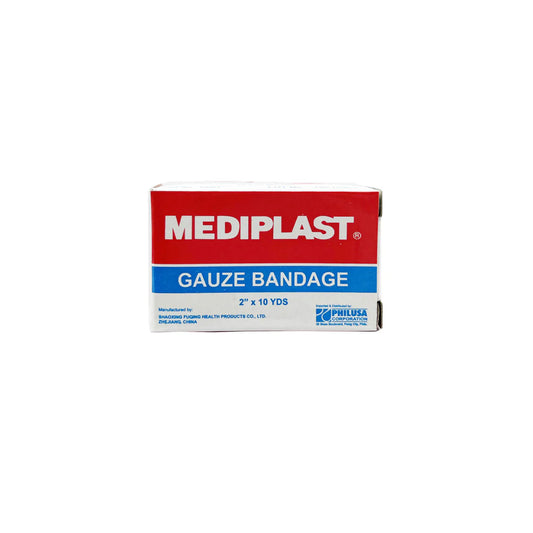 MEDIPLAST GAUZE BANDAGE - 2X10 YDS