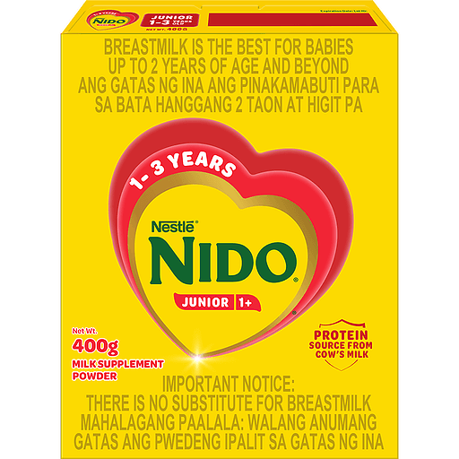 NESTLE NIDO JUNIOR 1+ - 400G