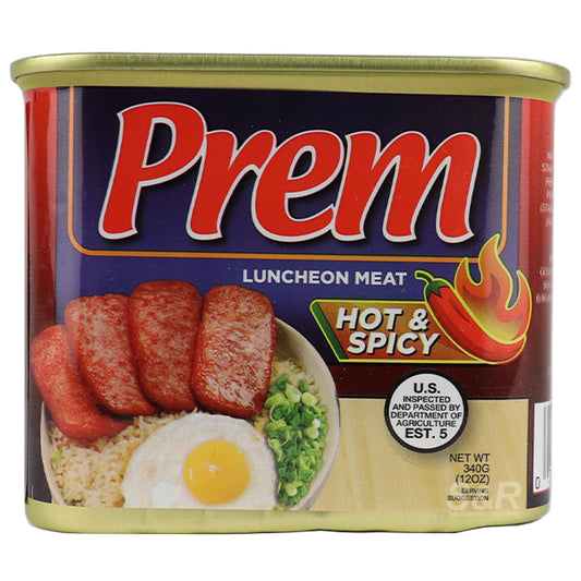 Prem Hot & Spicy Luncheon Meat 340G