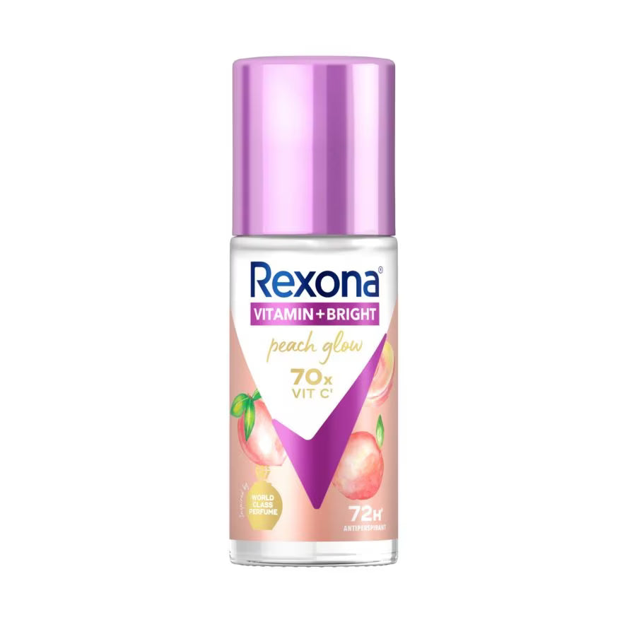 REXONA ROLL ON PEACH GLOW 70X VIT C - 45ML