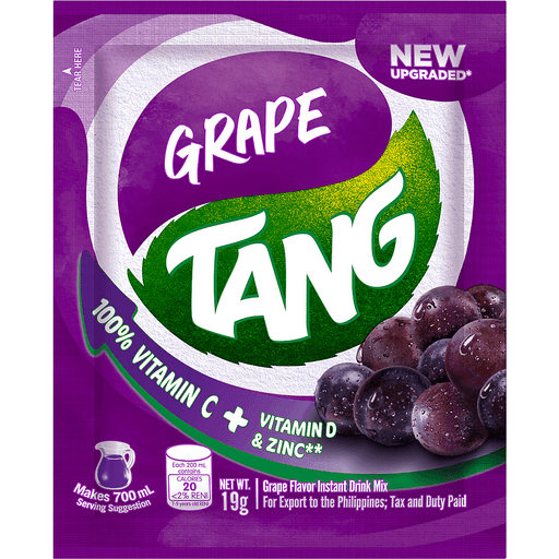 Tang Powdered Juice Grapes 19G