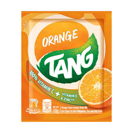 Tang Powdered Juice : Orange 19G