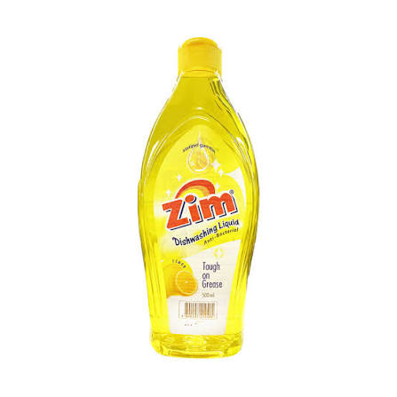 ZIM DISHWASHING LIQUID BOTTLE LEMON - 250ML