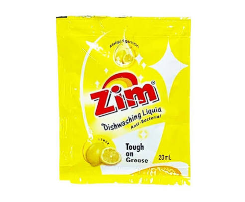 ZIM DISHWASHING LIQUID SACHET LEMON - 20ML