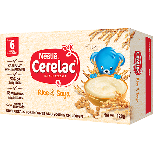 CERELAC RICE & SOYA - 120G