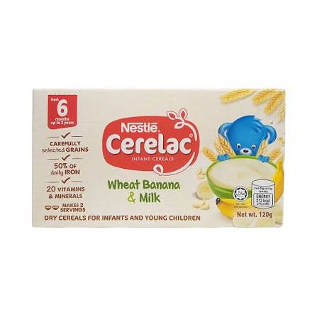 CERELAC WHEAT BANANA & MILK - 120G