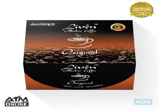 Liven Alkaline Coffee (20 Sachets)